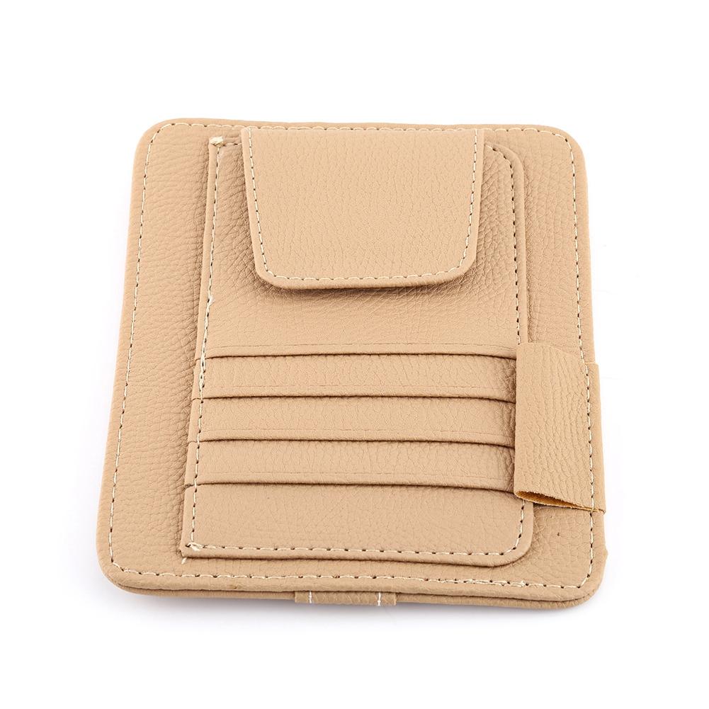 Auto Car Sun     Pouch Bag Card Storage Glasses Holder Clip Black