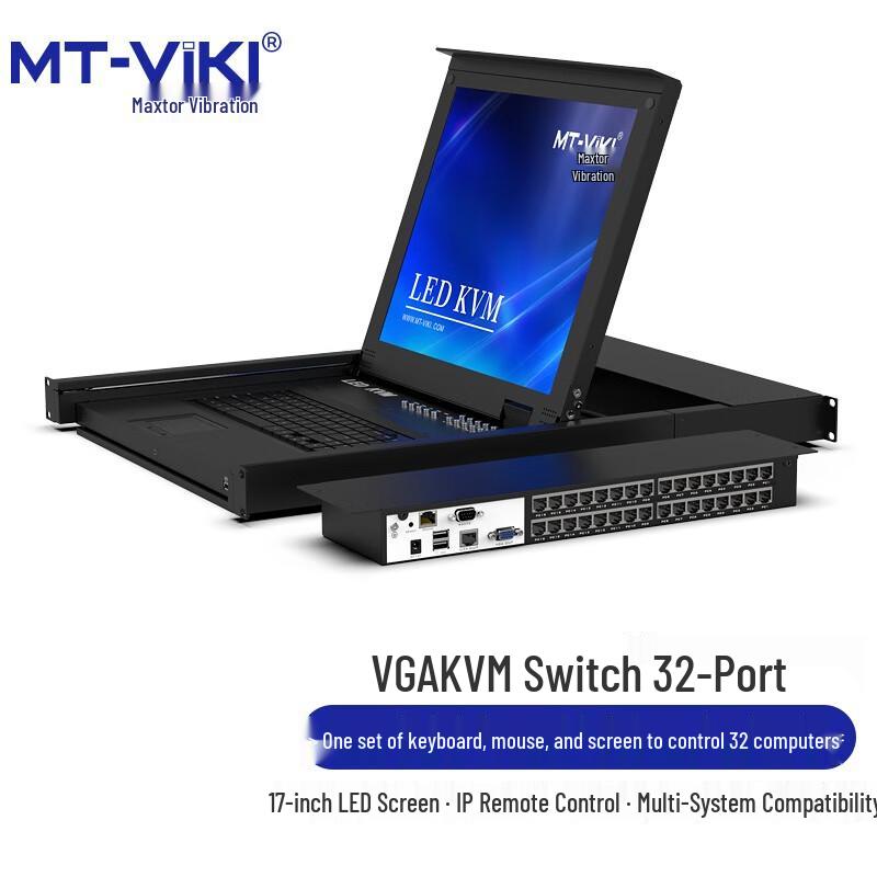 MT-VIKI 32-Port Rackmount IP Remote KVM Switch