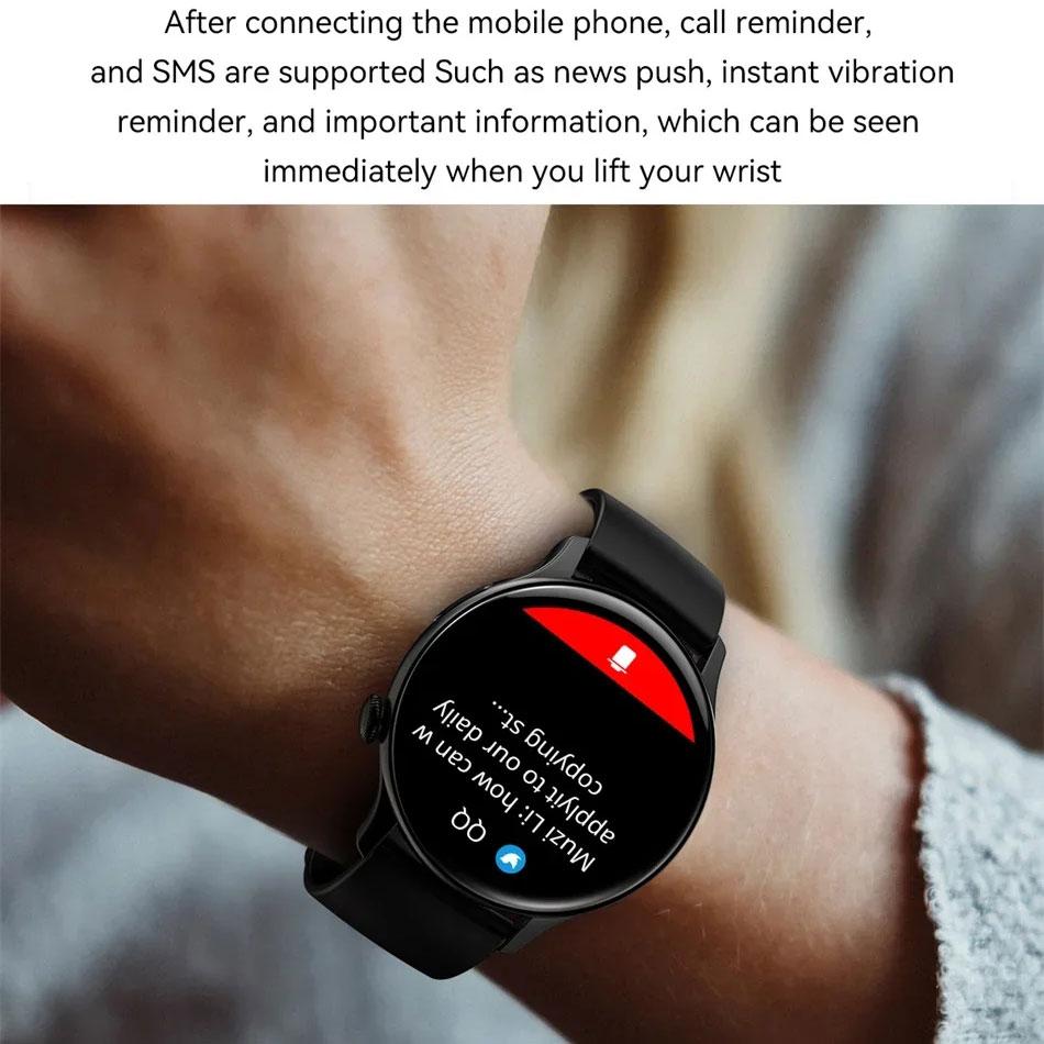 2025 Para Huawei Xiaomi NFC Reloj Inteligente Mujeres 466*466 HD Voz Llamada Bluetooth Frecuencia Cardíaca Rastreador de Salud Deportiva Reloj Inteligente para Damas