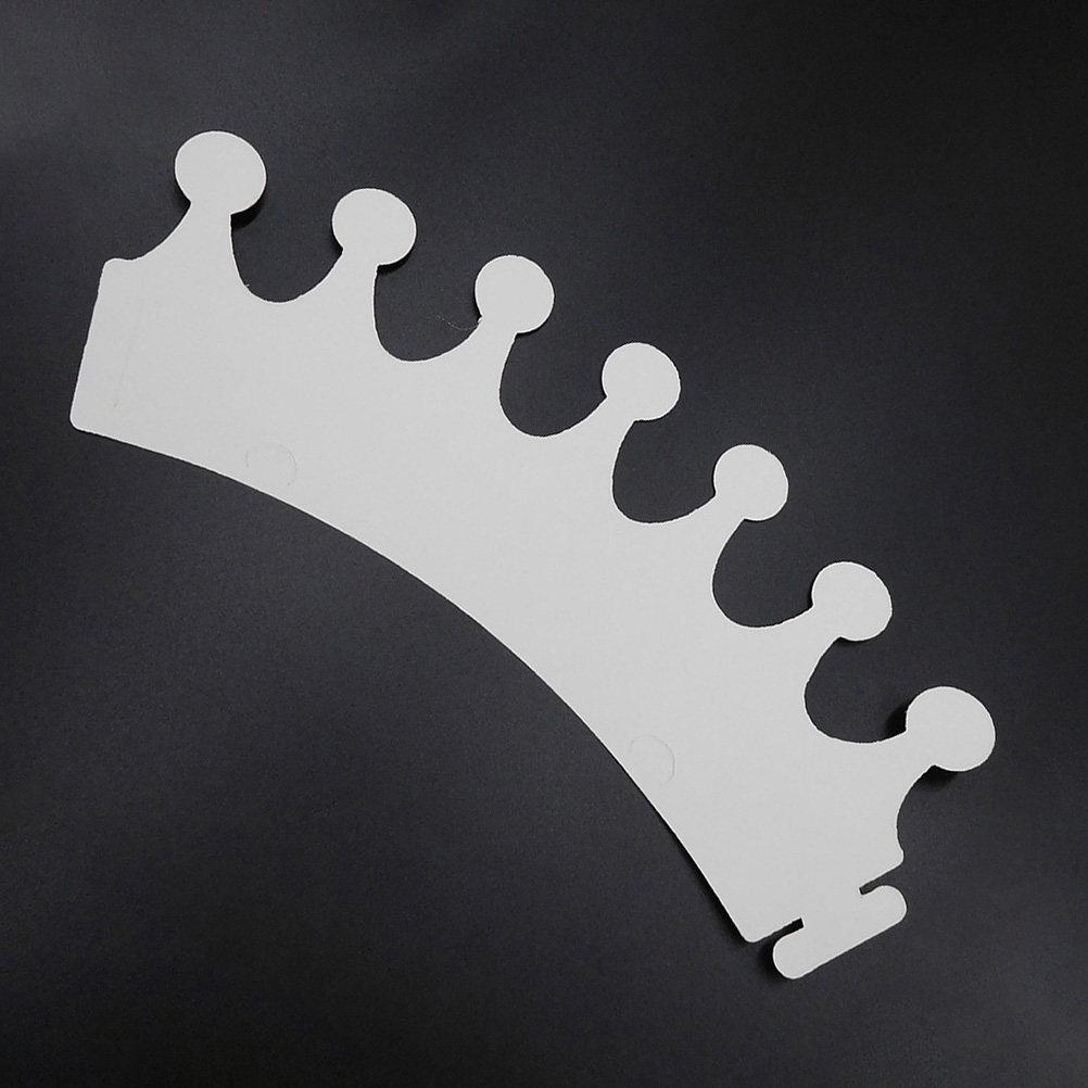 10Pcs Birthday Paper Crown Hat Set Shiny Gold Silver Crowns for Adults Party Decoration Photo Prop Festive Hair Accessory