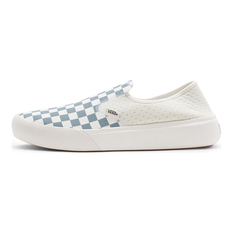 Vans ComfyCush One Kostkované - Modré Unisex Tenisky Marshmallow VN0A45J57Z2