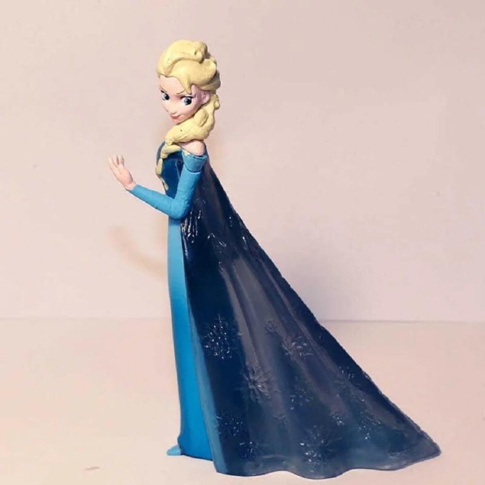 5pcs/Set Frozen The Snow Queen Princess Anna Elsa Action Figure Kristoff Sven Olaf PVC Model Dolls Collection Birthday Gift Toys