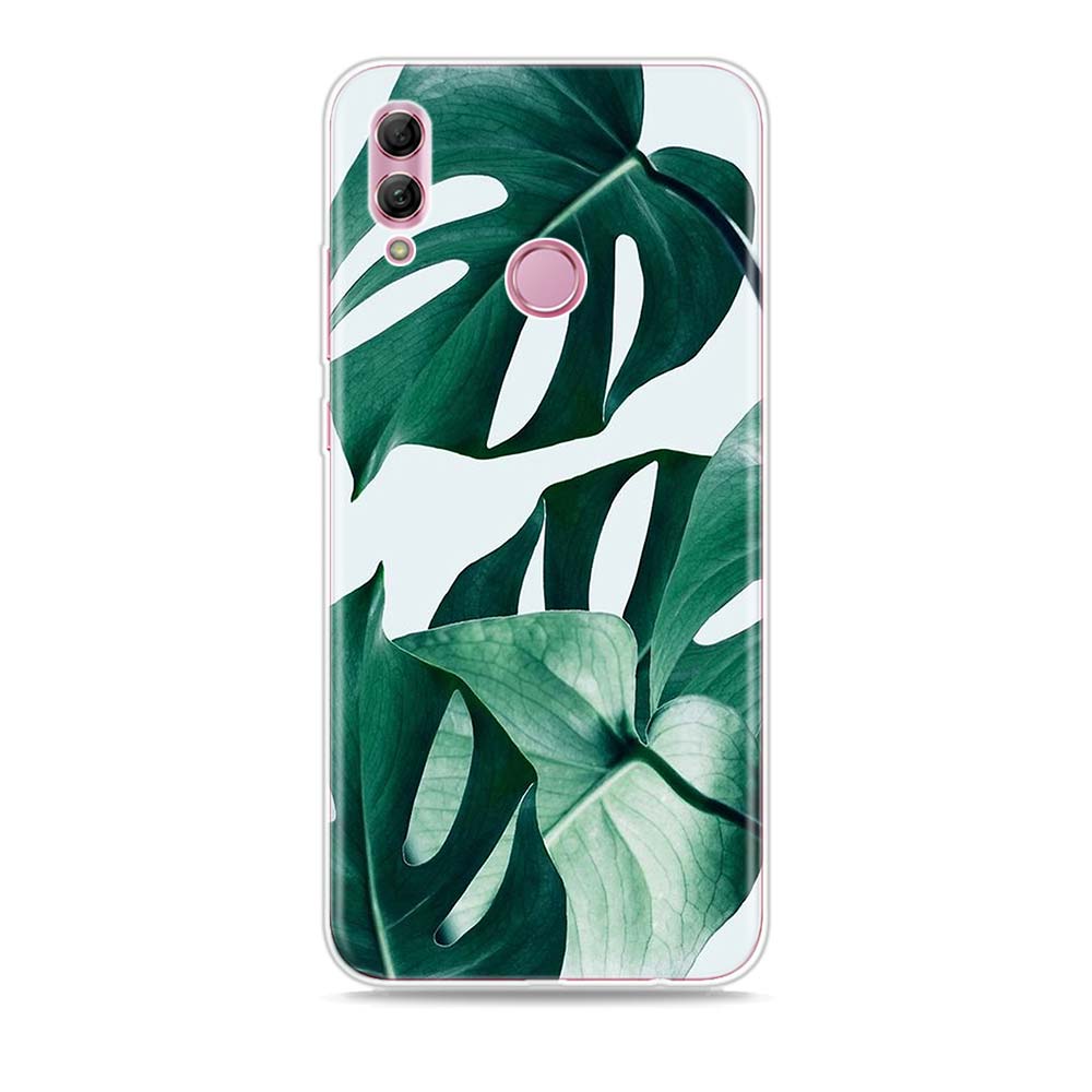 

Силиконовый чехол с летним листом кактуса для Honor 30 30S 30i 9 10 9A 9C 9S 9N 10i 10X 9X Lite Pro 5G Honor 30 Pro Plus