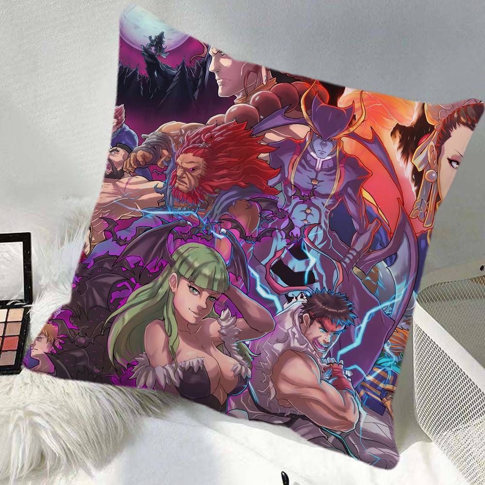 Game Vampire Pillow Case Square Pillow Bedroom Sofa Leisure Comfort Cushion Car Home Decoration