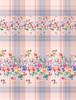 2PC Home Decoration Curtains, Orange Pink Floral Bag Curtains, Kitchen, Coffee Shop, Living Room, Balcony, Garden