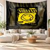 Nirvana Wandteppich, Weicher Stoff Wandbehang, Dekorative Kulisse Für Schlafzimmer Heim Wandkunst
