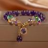 Luxury Crystal Beads Bracelet Hand Jewelry Vintage Beaded Bracelet Zircon Inlay Pendant  Friends