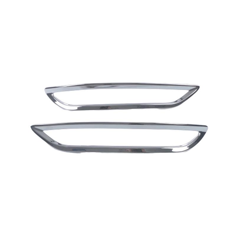 For VW Volkswagen Teramont Atlas 2024 Rear Fog Light Lamp Cover Trim ABS Chrome Car Styling Eyebrow Accessories