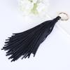 1pc New Fashion Classic PU Leather Tassel Key Chain Metal Keyring Women Handbag Car Fashion Jewelry