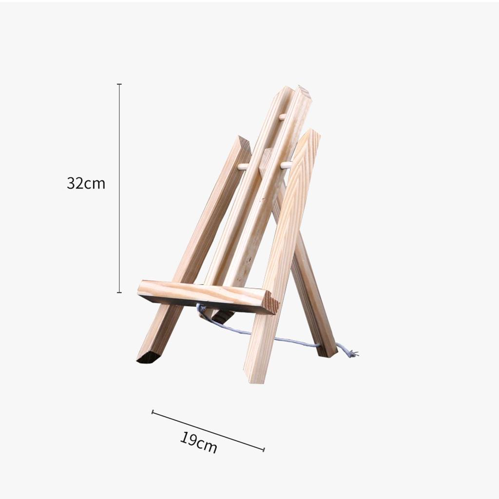 Wooden Foldable Desktop Easel for Kids - Tabletop Art Stand
