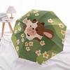 1pc Cow Daisy Automatic Open/Close Umbrella with One Touch Button,, Windproof Design   Lightweight Portable Umbrella for Women & Men6083