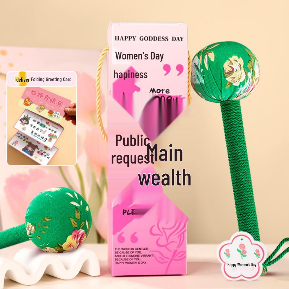 Women's Day Gift: Mugwort Massage Hammer for Girlfriend or Wife - Health & Back Massage Tool