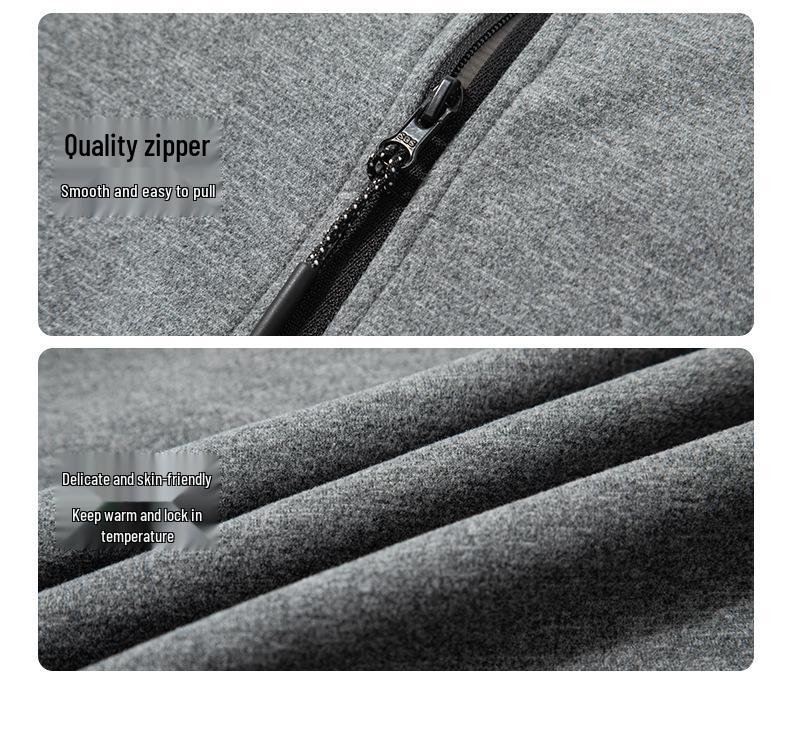 Men's Quick-Dry Stretch Dralon Long-Sleeve Fleece Hiking Base Layer