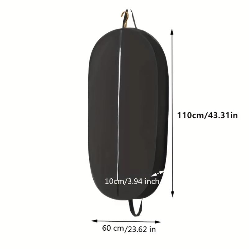 Non-woven Suit Storage Bag Three-dimensional Clothing Dust Bag Wardrobe Moisture-proof Storage Bag Foldable Clothing Dust Cover 60x10x110cm