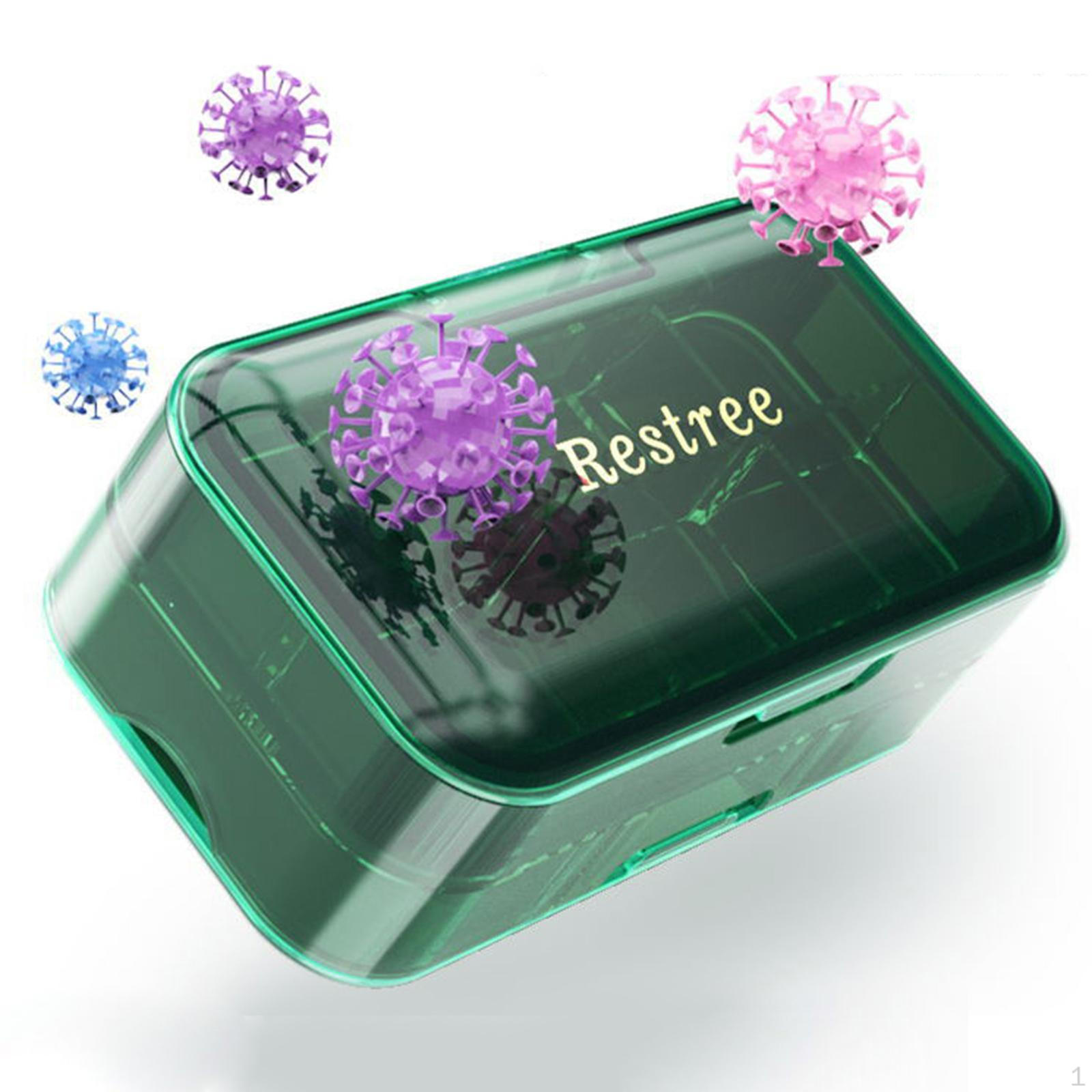 

коробка номер три в чистом виде с отделением для переноски зелёный