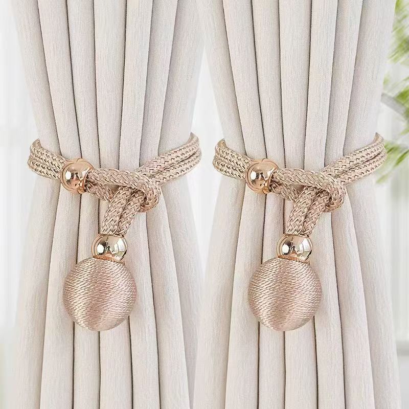 Simple curtain tiebacks, curtain buckles, adjustable curtain tape, sheer curtain tieback cords 1 pair of 2 pieces