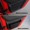 2x Rear Car Door Storage Box Organizer Tray for 4-DoorJeep Wrangler JK 2011-2017