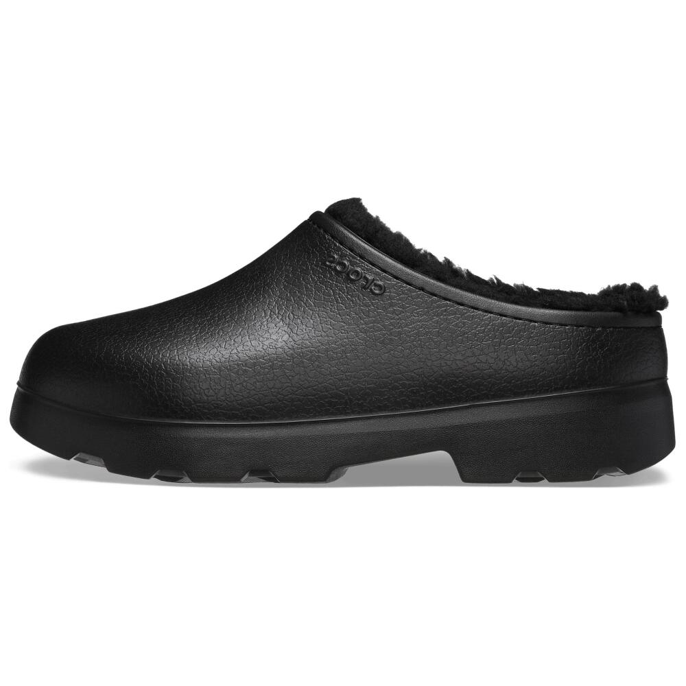 

Crocs Dylan Lined Clog Comfortable and versatile chef shoes anti-abrasion toe slippers unisex black 43-44 чёрный