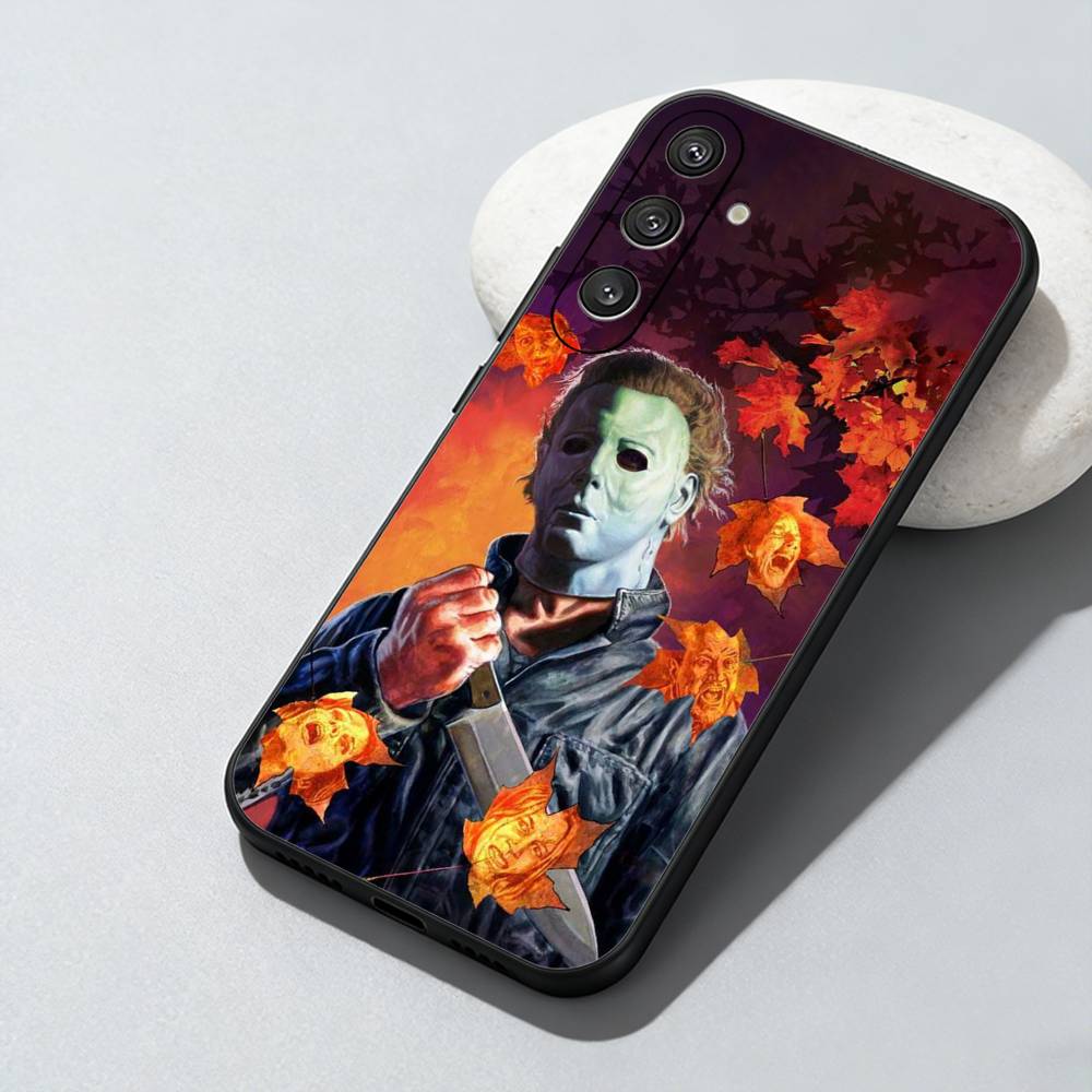 Terrifying M-Michael M-Myers Phone Case For Samsung Galaxy A73,A72,A71,A70,A52,A51 Others Soft Black Cover
