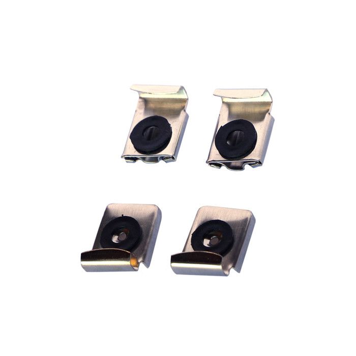 Jeu de pattes à glace - Réglable - Fixation miroirs - Couleur gris