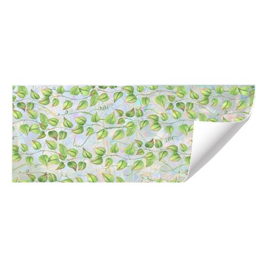 Window Decals Plant Vine Design Double-Sided Visibility Electrostatic Adsorption Glass Sticker Home Shop Decoration