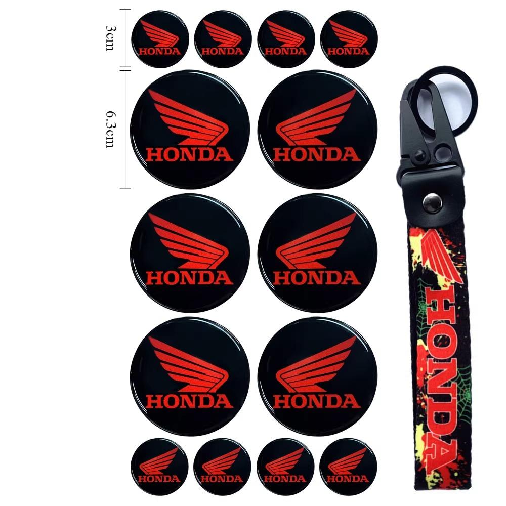 JBH4 Honda Sticker Motorcycle Parts Label Body Decoration 14 Piece Set 3D Drip Glue ProcessCBR400 CBR650R CBR1000R Pcx125