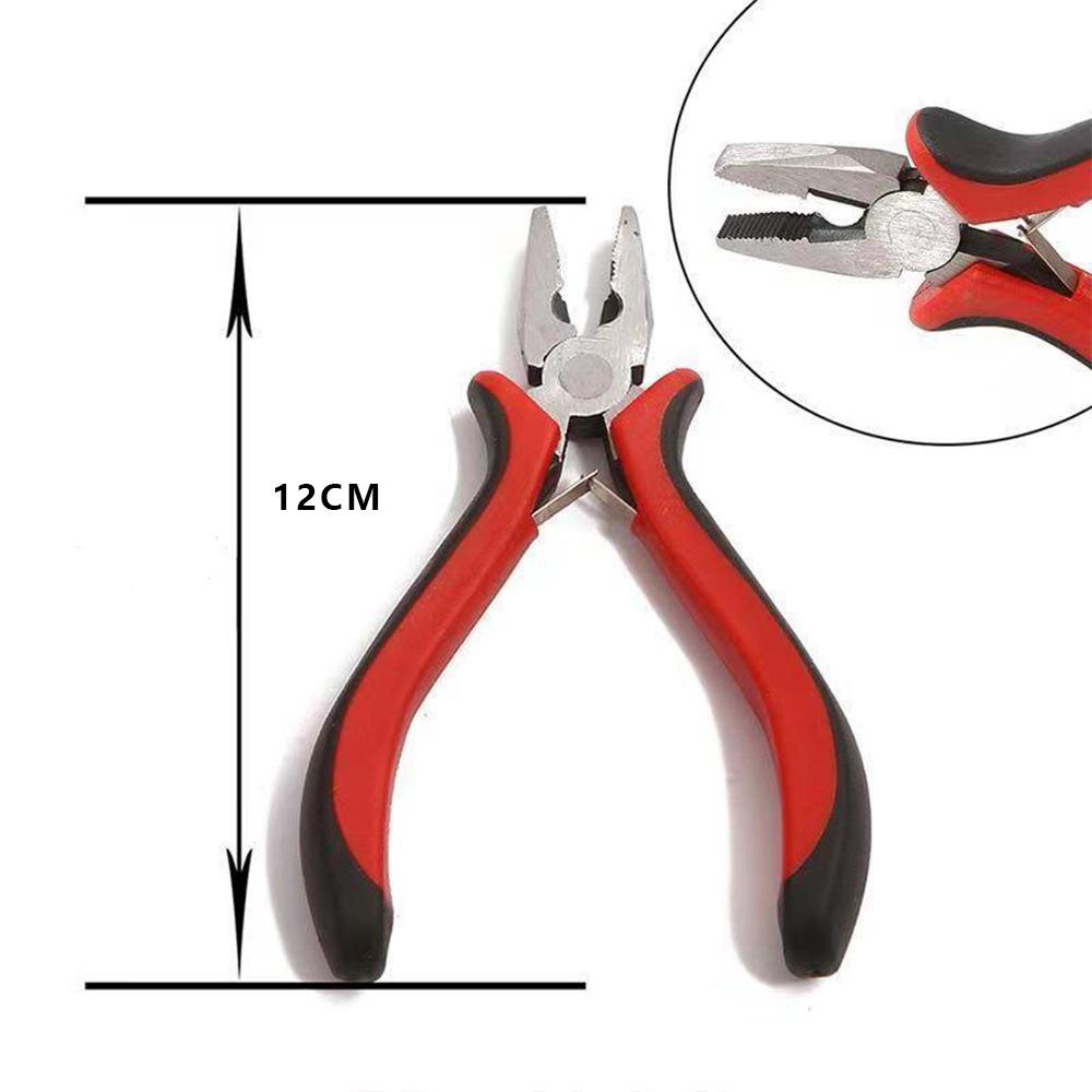 Sicherheit Handgefertigte Zangen für Schmuckherstellung Rot Rutschfeste Werkzeuge & Ausrüstungen DIY-Kits Kohlenstoffstahl-Werkzeuge