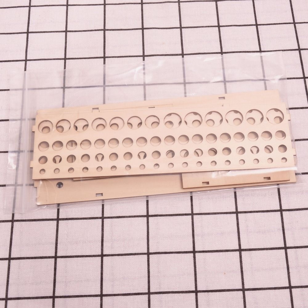 Stojak na pędzle do akwareli 67 otworów Drewniana rama Półka na pędzle kosmetyczne Organizer na pędzle artystyczne