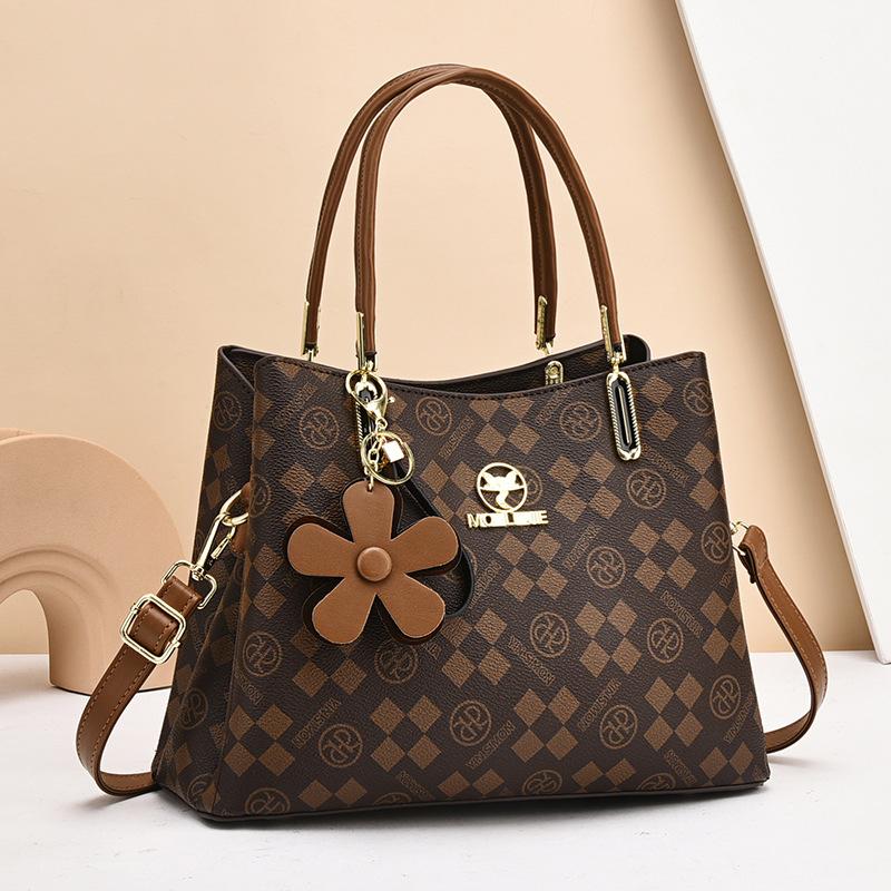 Crossbody bag women's versatile 2025 new trendy large-capacity handbag single shoulder fashion women's bag women's bag