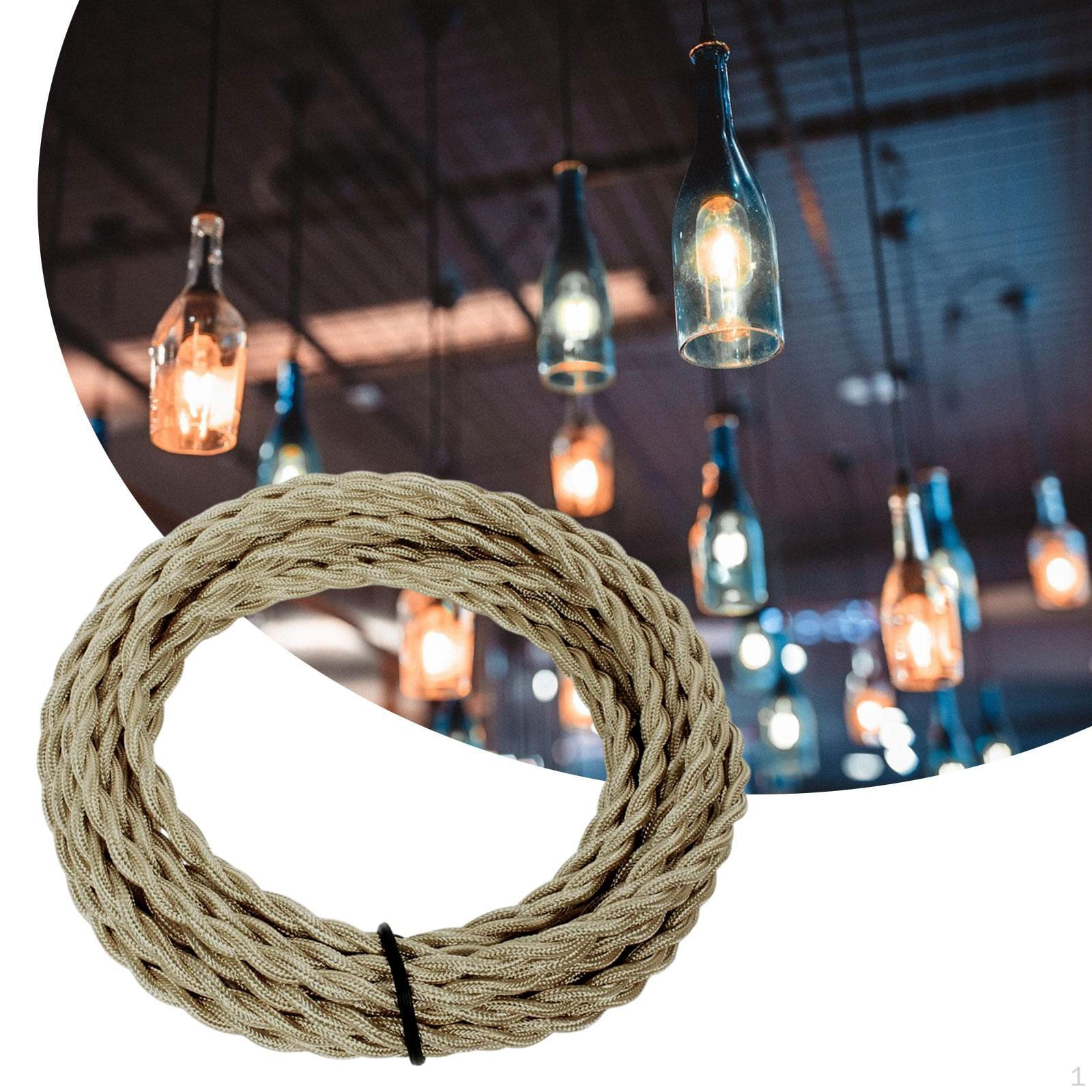 

5-метровый кабель для подвесного светильника, провод для самостоятельного подвеса светильника в гостиной и кухне белый