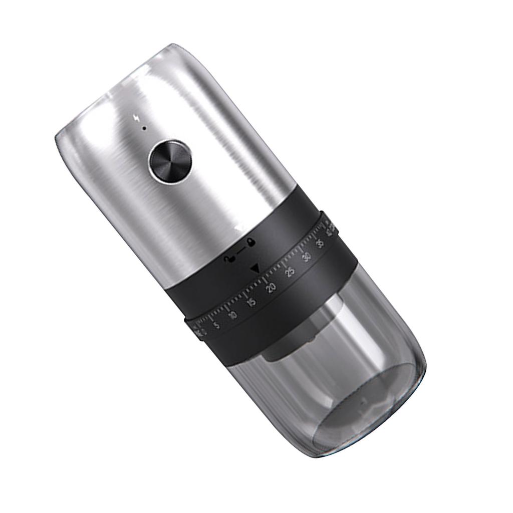 Electric Coffee Grinder with 40 Adjustable Settings Portable Rechargeable for Travel Home