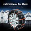 Travel Snow Tire Chains for Vehicle Traction Device Car SUVs And Trucks Practical Emergency Nonslip Rubber Cable Ties