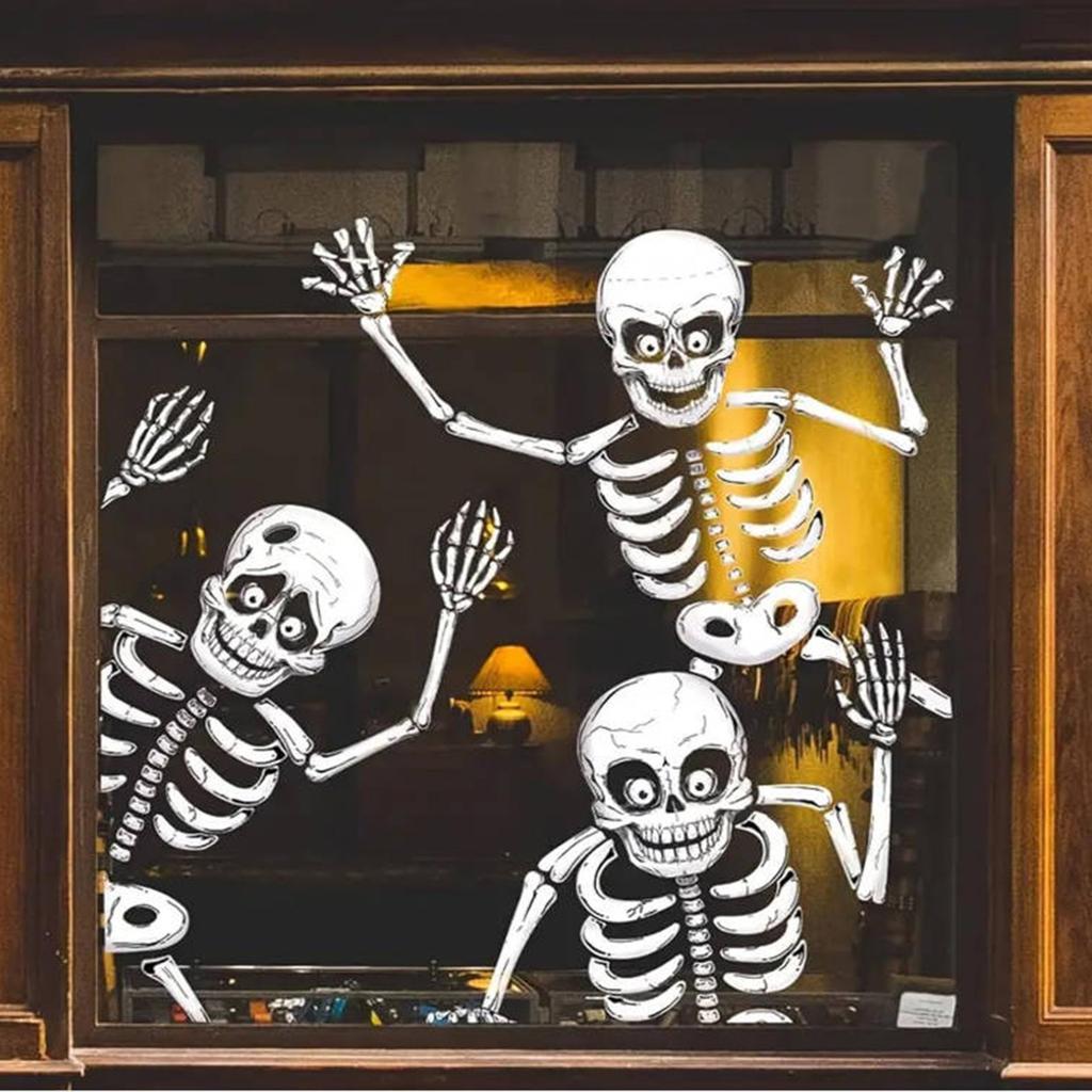 Halloweenské okenní nálepky a samolepky