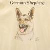 Delta 90s Made In USA Old German Shepherd Print Short Sleeve T-shirt Men's Used