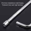 1/2Inch Drive 50cm Socket Extension Rod Ergonomic Design Metal Tool For Mechanical And Construction Use
