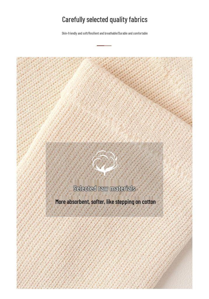 Five-Toe Non-Slip High-Top Cotton Yoga Socks for Summer Pilates & Exercise