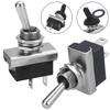 12.2mm Toggle Switch 2 Pin Switch 25A 12V Rating Compact Size Easy tallation Outdoor Use For Electrical Applications