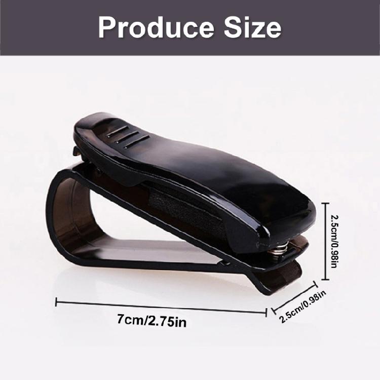 10pcs Auto Sun Visors Eyewear Holder Universal Use Vehicle Sun Visors Clip Automotive Sun Visors Sunglasses Holder for Car