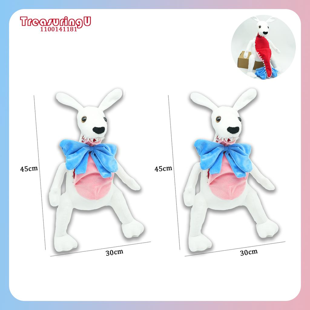 TreasuringU 45cm Kaninchen Plüschtiere 99 Nacht im Wald Kuscheltier Niedliche Schwarze Katze Tiere Spielzeug Plüschtiere Geburtstagsgeschenk
