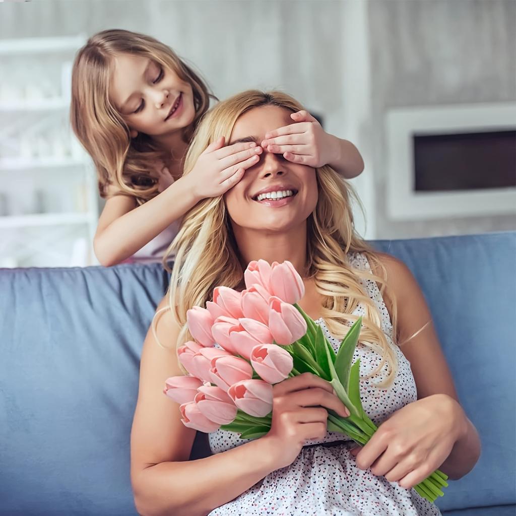 5/10Pcs Tulip Artificial Flowers Bouquet Foam Fake Flowers for Home Room Decor Garden Wedding Decoration DIY Vase Gift Accessory