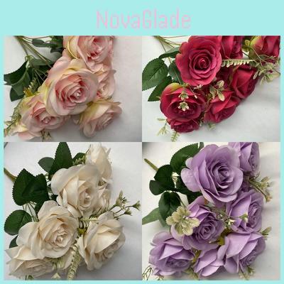 Home Decor Artificial Fruit Rose Flower With Realistic Design For Wedding And Party Decor
