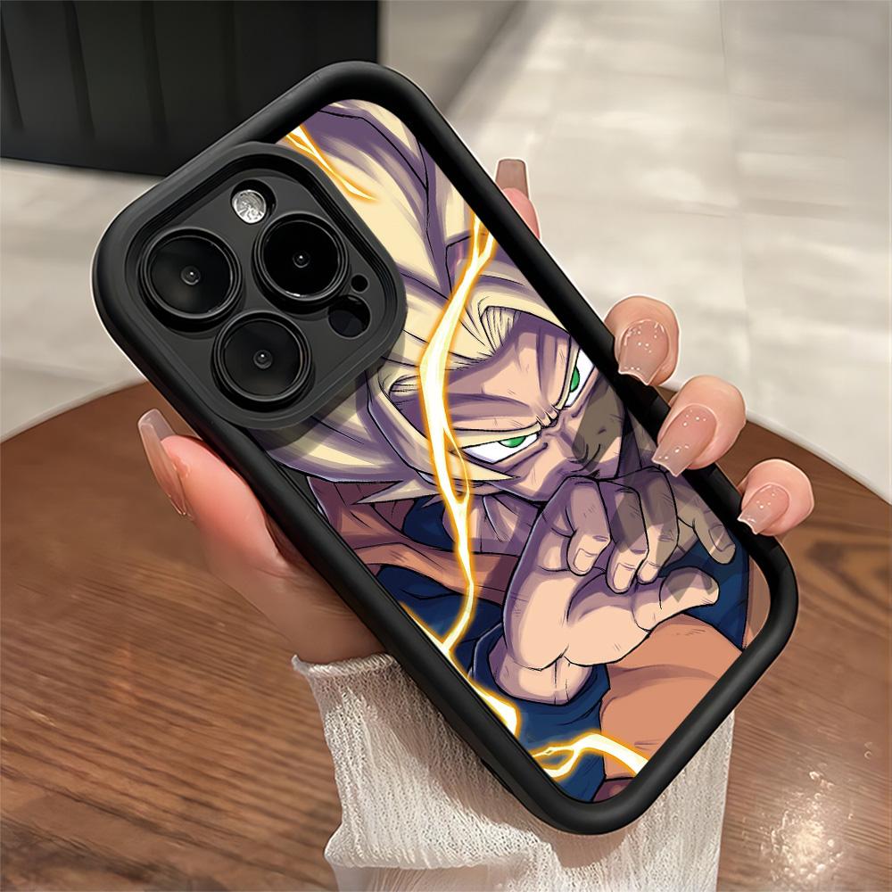 Custodia per Telefono Calda Samurai SaiyanS Oscuri Per IPhone 17e 17 16e 16 15 14 13 12 11 Air Pro Max Mini XR XS X 7 Plus Cover Posteriore Morbida in TPU