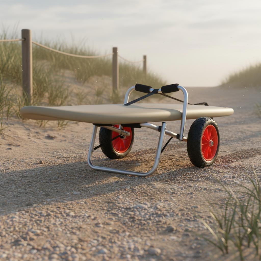 Sup Trolley Aluminum Alloy Kayak Transport Trolley Kayak Trolley High Load Capacity Watercraft Trolley Heavy Duty For Beach