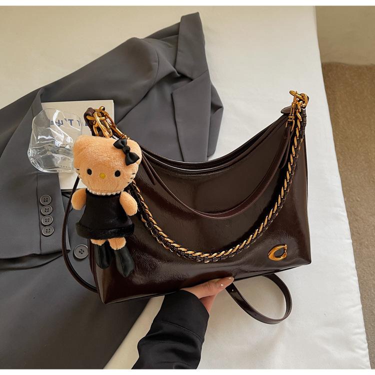Wysokiej klasy Torba Retro, Mała Torba na Ramię dla Dojeżdżających, Mała Torba Crossbody dla Dojeżdżających, Mała Kwadratowa Torba