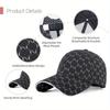 Super Print Hat Classic Baseball Cap Adjustable Hats Outdoor Structured Sandwich Bill Baseball Cap Golf Dad Hat