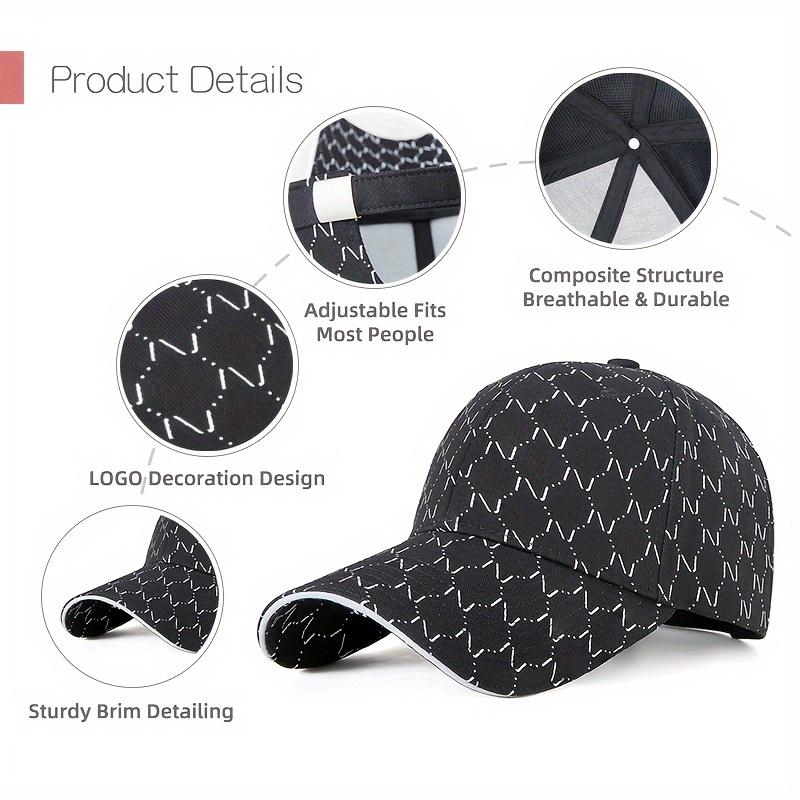 Super Print Hat Classic Baseball Cap Adjustable Hats Outdoor Structured Sandwich Bill Baseball Cap Golf Dad Hat