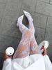 Fashion Lace Patterned Tights Women Sexy Hollow Out Fishnet Floral Stockings Y2K Pattern Leggings Net Pantyhose Vintage