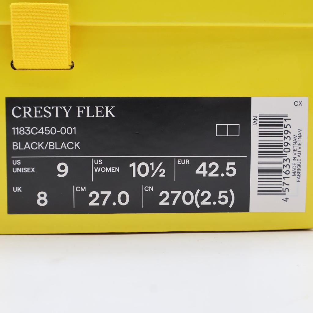 1183C450-001 ONITSUKA TIGER CRESTY FLEK BLACK BLACK (Men's)