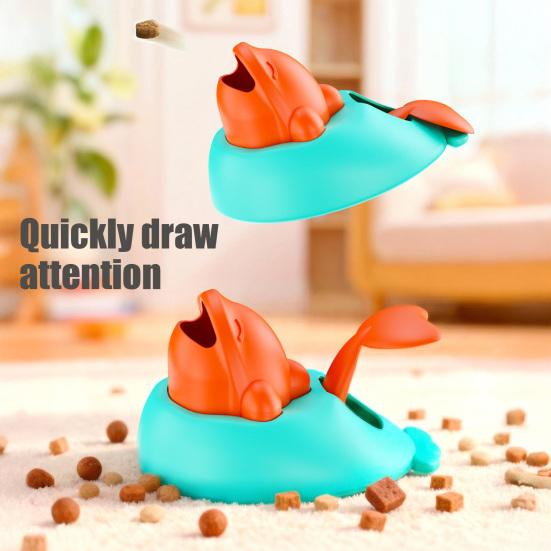 Interactive Cat Treat Launcher Pet Treat Dispenser Toy Pet Slow Feeder Puzzle Toy for Cats And Dogs Training Enrichment