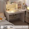 Multifunctional Desk and Chair Set with Integrated Bookcase – Compact Study Writing Table for Home or Student Bedroom